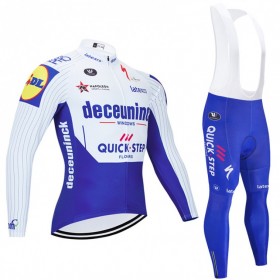 Tenue Maillot M/L + Collant à Bretelles 2020 Deceuninck-Quick-Step N001